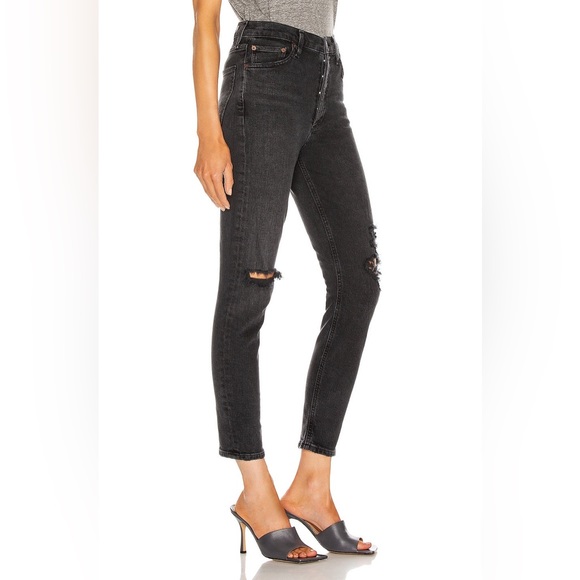 Agolde Nico High Rise Slim in Cassette - Picture 3 of 12